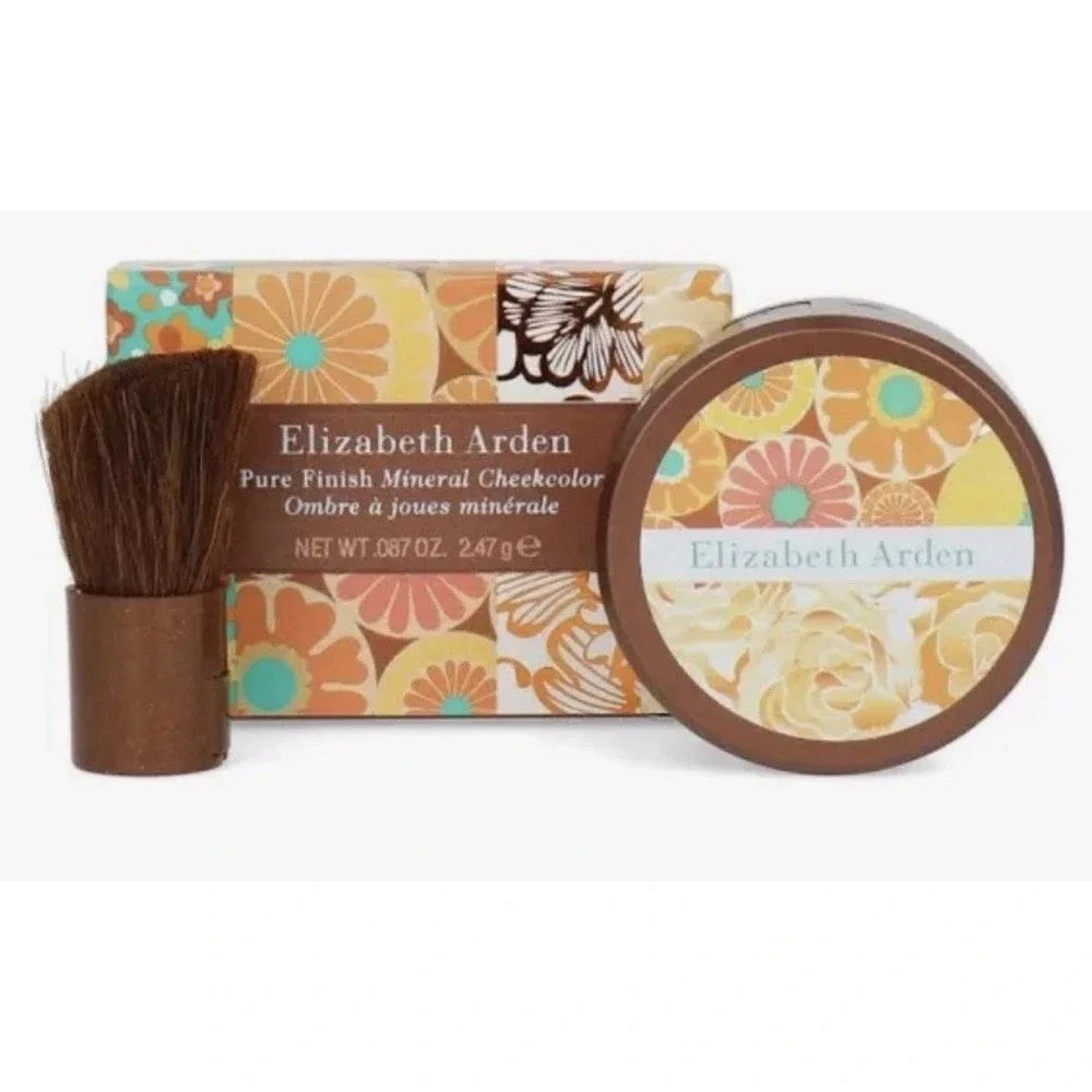 Elizabeth Arden Mineral Cheekcolor Sun-kissed Rose New In Box 0.12 fl Oz. NIB